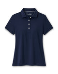 Peter Millar Ladies Button Polo-Peter Millar-Navy-S-*Specialty Item* (may take longer to process and ship separately)-Thread Logic