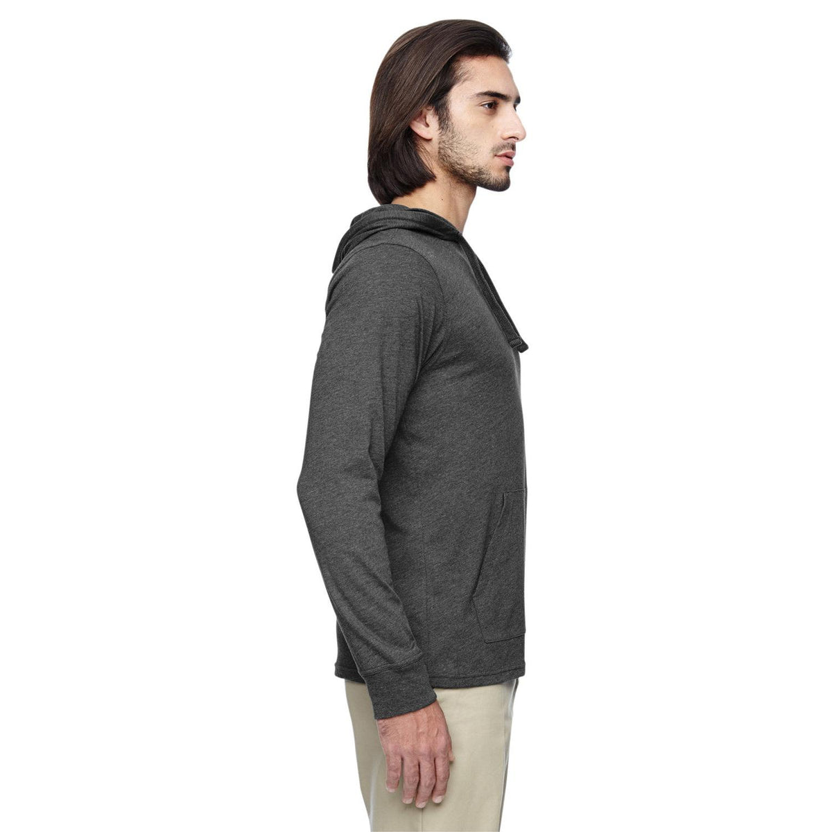 no-logo econscious 4.25 oz. Blended Eco Jersey Pullover Hoodie-Men's Layering-econscious-Thread Logic