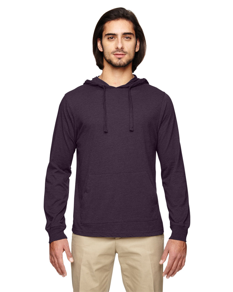  econscious 4.25 oz. Blended Eco Jersey Pullover Hoodie-Men's Layering-econscious-Eggplant-S-Thread Logic