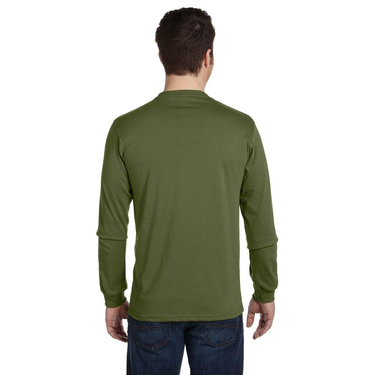 no-logo econscious 5.5 oz., 100% Organic Cotton Classic Long-Sleeve T-Shirt-Men's T Shirts-econscious-Thread Logic