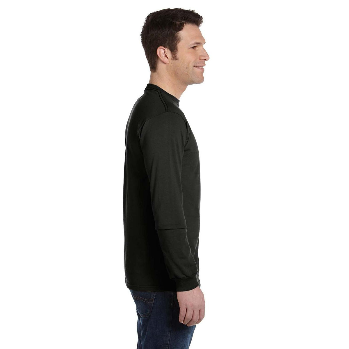 no-logo econscious 5.5 oz., 100% Organic Cotton Classic Long-Sleeve T-Shirt-Men's T Shirts-econscious-Thread Logic