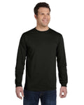  econscious 5.5 oz., 100% Organic Cotton Classic Long-Sleeve T-Shirt-Men's T Shirts-econscious-Black-S-Thread Logic