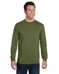  econscious 5.5 oz., 100% Organic Cotton Classic Long-Sleeve T-Shirt-Men's T Shirts-econscious-Olive-S-Thread Logic