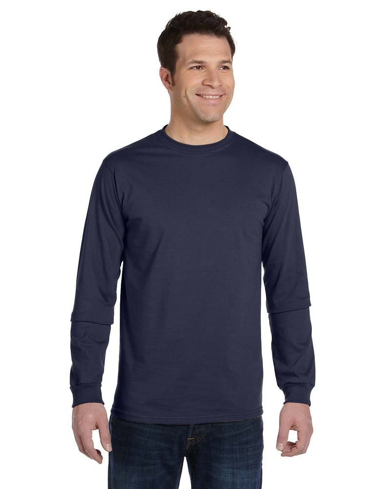  econscious 5.5 oz., 100% Organic Cotton Classic Long-Sleeve T-Shirt-Men's T Shirts-econscious-Pacific-S-Thread Logic