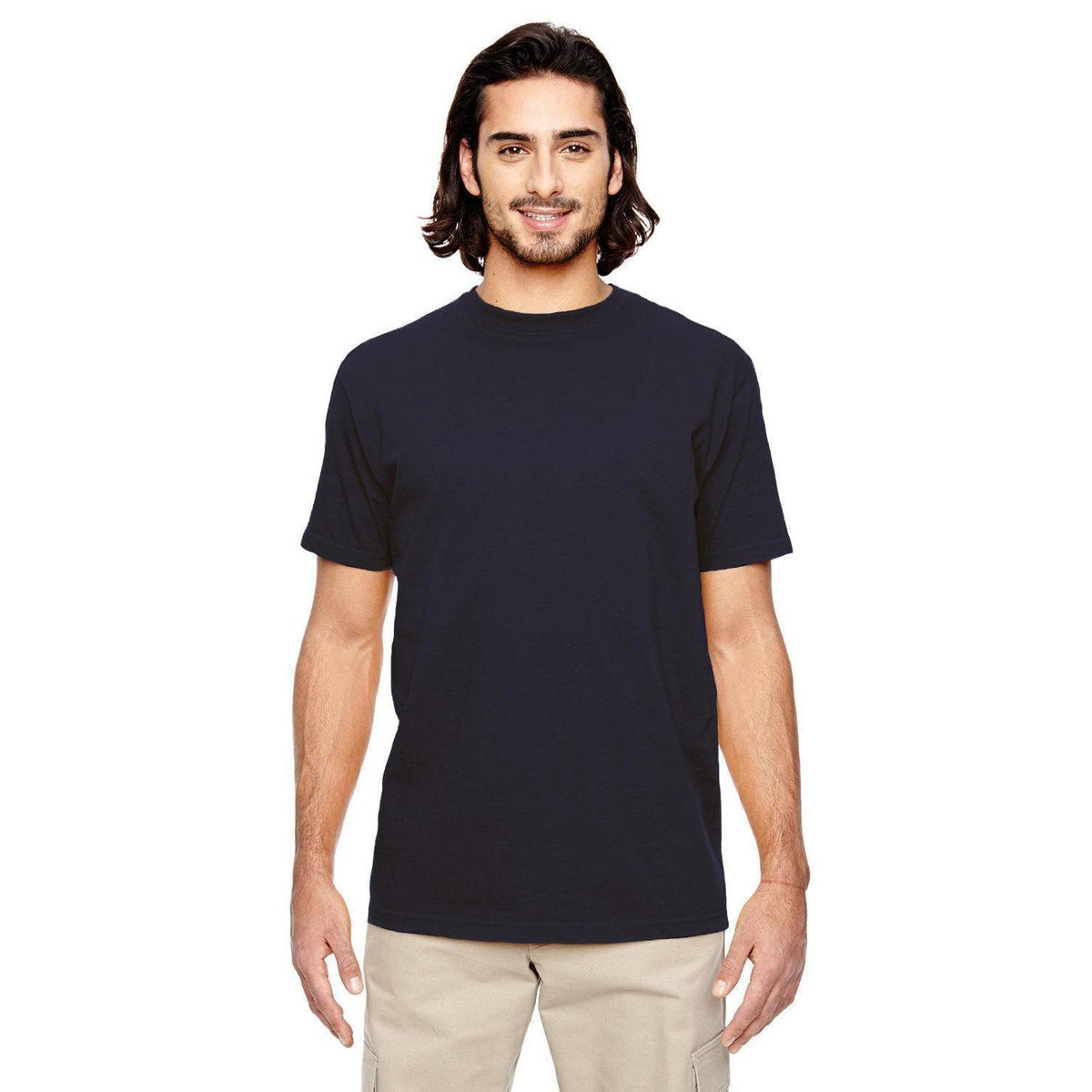 no-logo  econscious 5.5 oz., 100% Organic Cotton Classic Short-Sleeve T-Shirt-Men's T Shirts-econscious-Pacific-S-Thread Logic