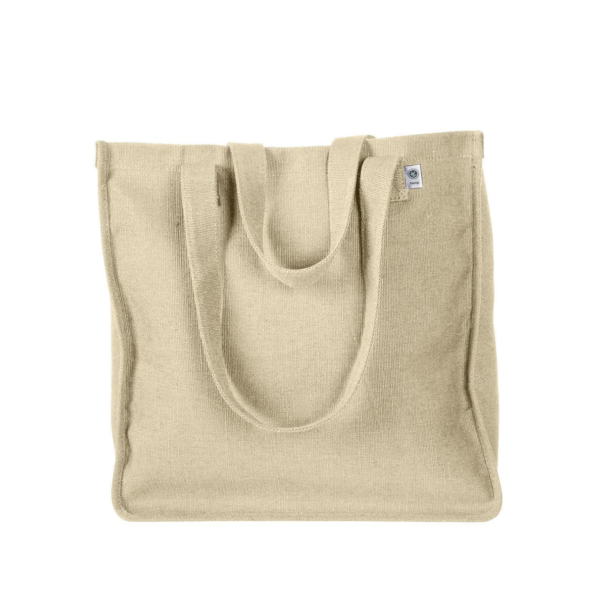 no-logo  econscious 6.8 oz. Hemp Market Tote-Bags-econscious-Natural-Thread Logic