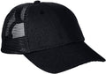  econscious 6.8 oz. Hemp Washed Soft Mesh Trucker-Caps-econscious-Black/Black-OSFA-Thread Logic no-logo