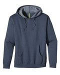  econscious 7 oz. Organic/Recycled Heathered Fleece Pullover Hood-Men's Layering-econscious-Water-S-Thread Logic