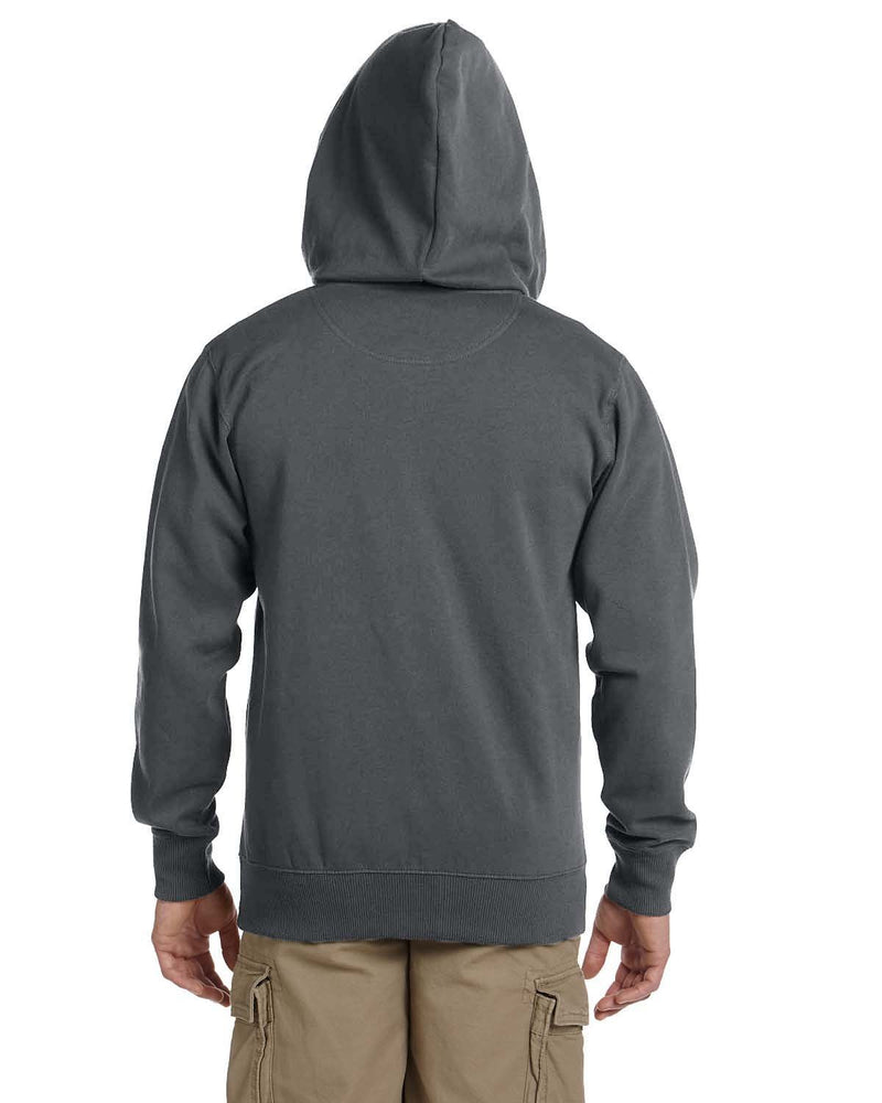 no-logo econscious 9 oz. Organic/Recycled Full-Zip Hood-Men's Layering-econscious-Thread Logic