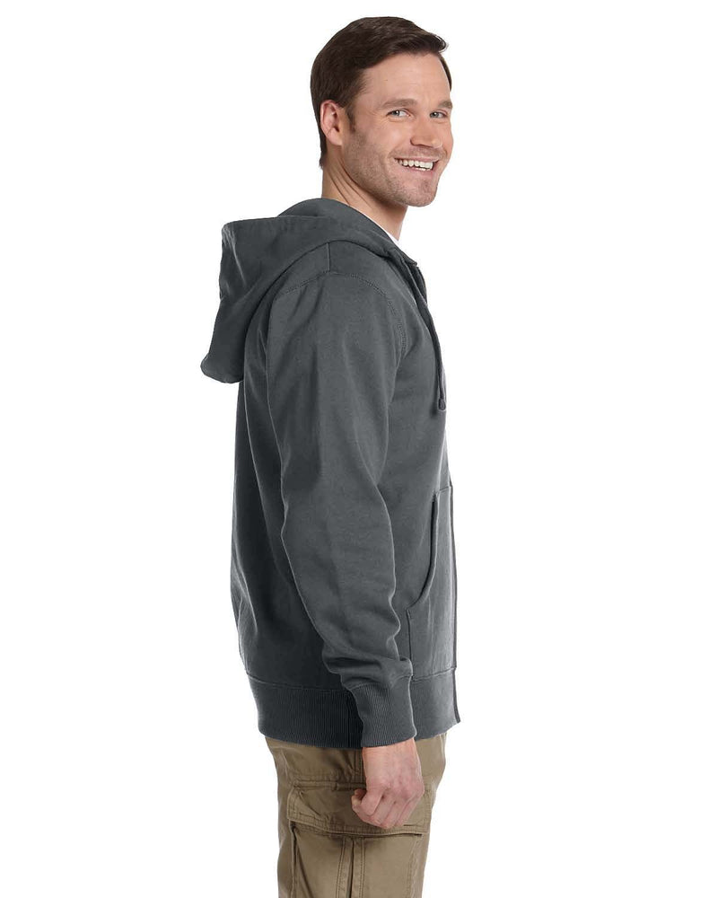 no-logo econscious 9 oz. Organic/Recycled Full-Zip Hood-Men's Layering-econscious-Thread Logic