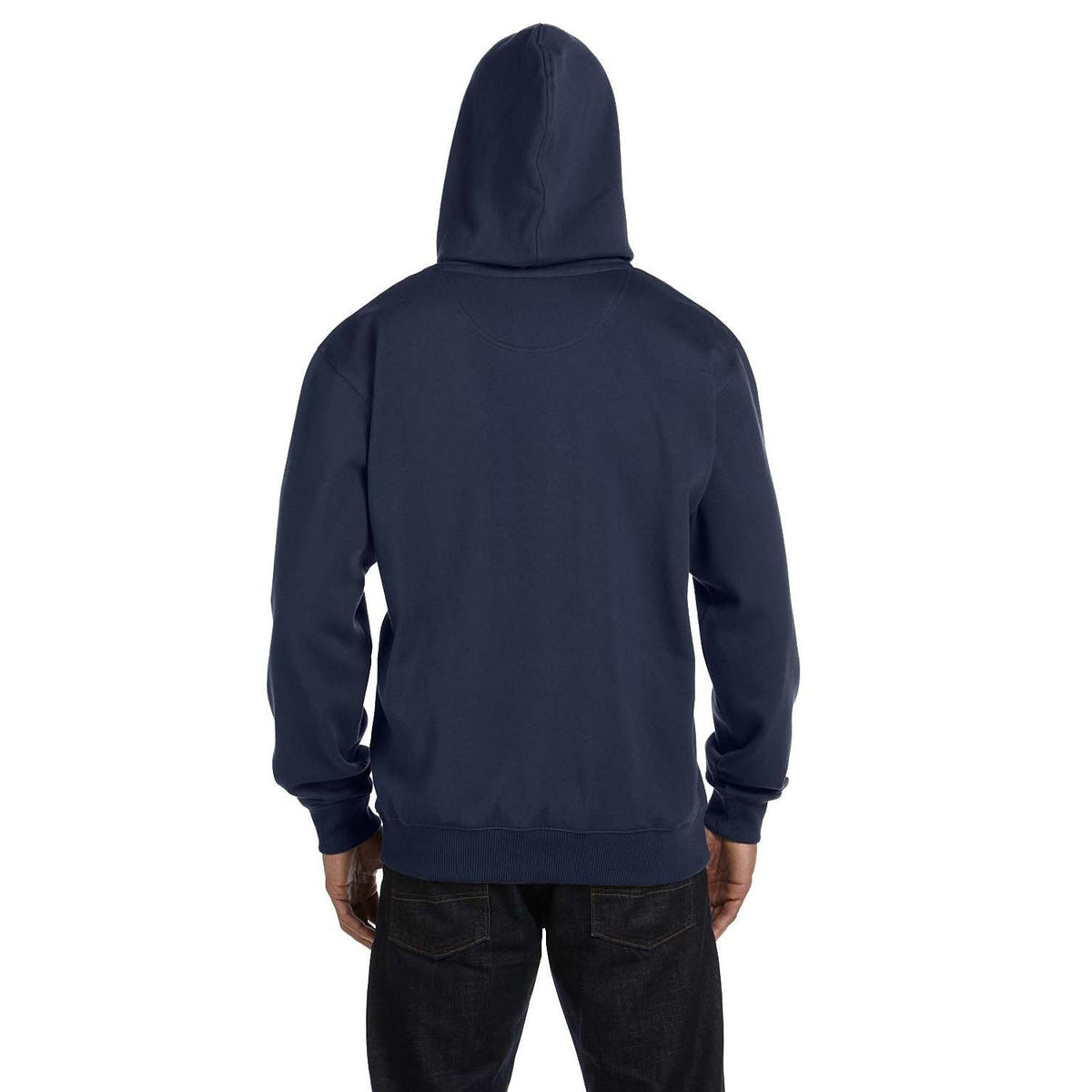 no-logo econscious 9 oz. Organic/Recycled Pullover Hood-Men's Layering-econscious-Thread Logic