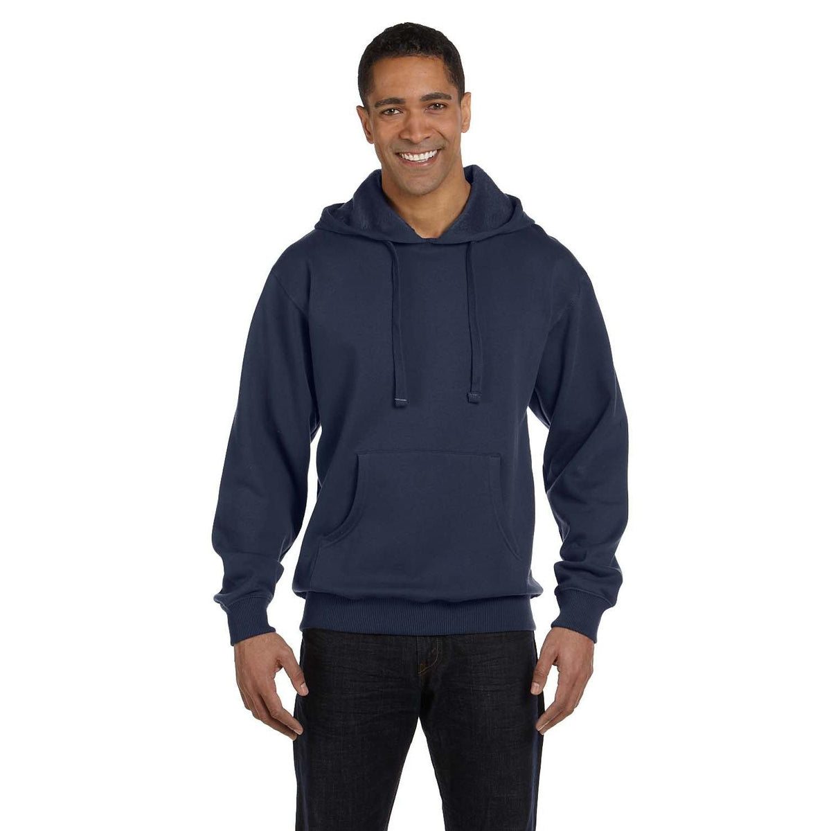 no-logo  econscious 9 oz. Organic/Recycled Pullover Hood-Men's Layering-econscious-Pacific-S-Thread Logic