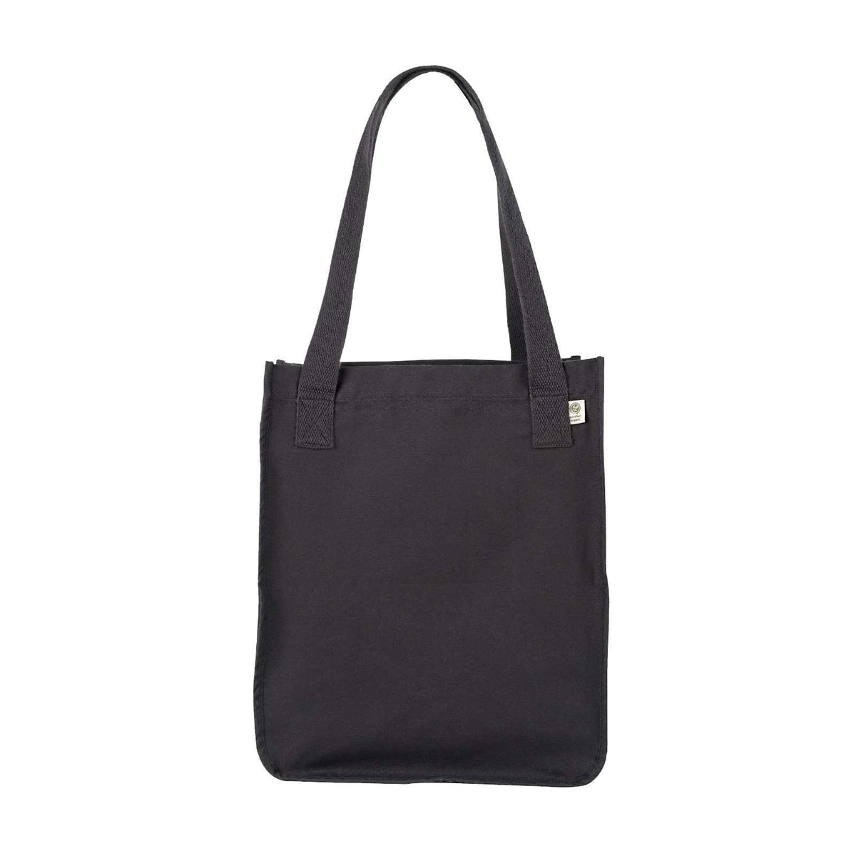 no-logo  econscious Organic Cotton Canvas Market Tote-Bags-econscious-Black-Thread Logic