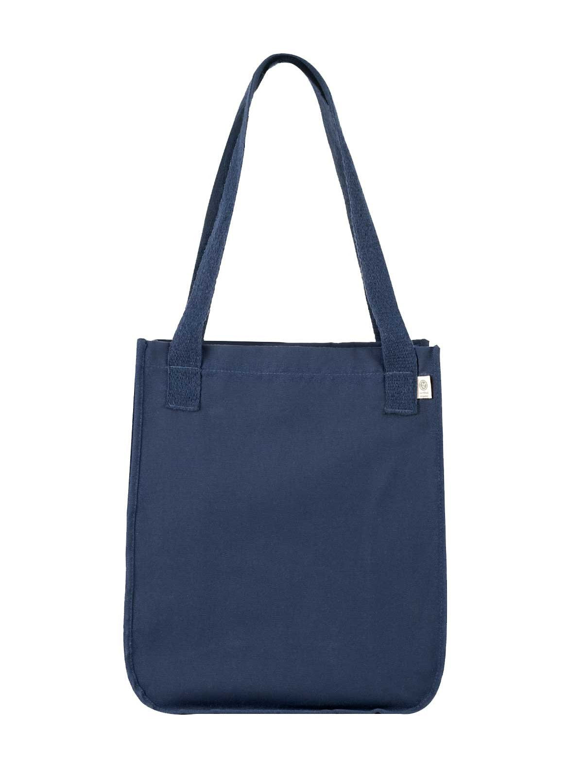  econscious Organic Cotton Canvas Market Tote-Bags-econscious-Navy-Thread Logic