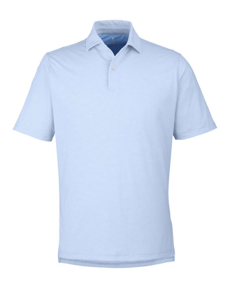 Fairway & Greene USA Made Made Mini Stripe Tech Polo