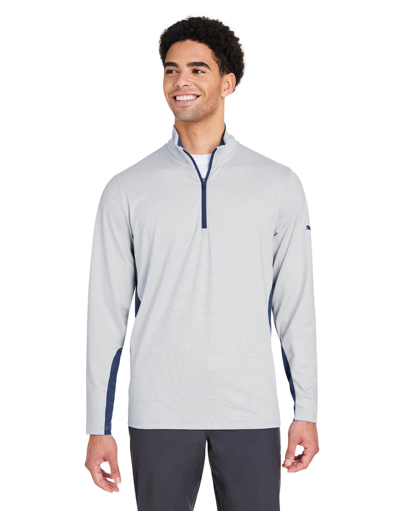 Puma Golf Mesa Stripe Quarter-Zip